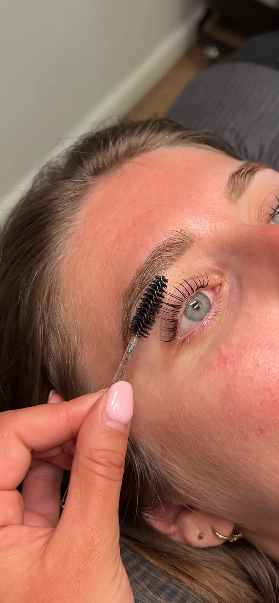 Pose d'extensions de cils